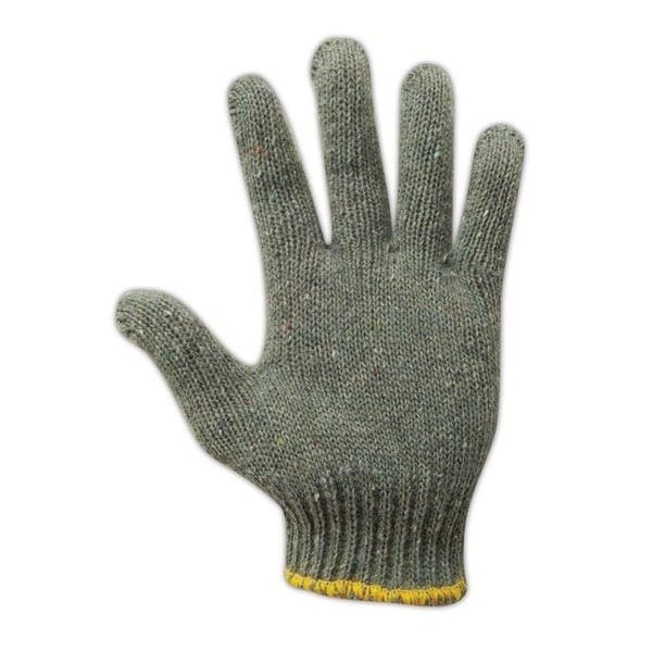 Greyt ShadowG178CG178CS G178CXS Grey Knit CottonPolyester Gloves, 12PK